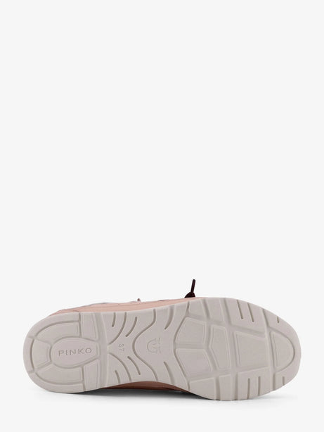 Pinko Yulia mesh sneakers with suede inserts - Rosa