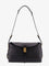 Pinko Leather shoulder bag with metal detail with engraved logo - Nero