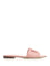 Dolce & Gabbana Calfskin Slides With Dg Logo - Rose