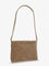 Brunello Cucinelli Suede shoulder bag with logo on the front - Beige