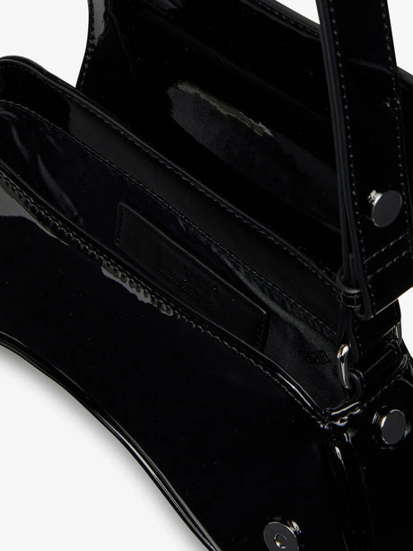 Diesel Play Crossbody patent fabric bag - Nero