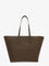 Brunello Cucinelli BC Duo hammered leather shoulder bag - Mud