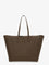 Brunello Cucinelli BC Duo hammered leather shoulder bag - Mud