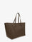Brunello Cucinelli BC Duo hammered leather shoulder bag - Mud