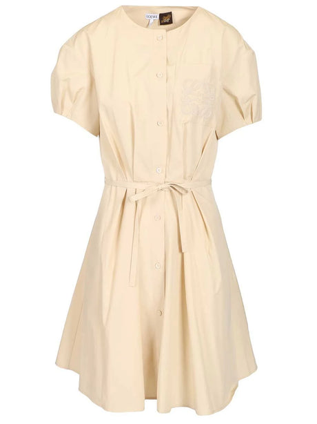 Loewe Paula'S Ibiza Cotton Shirtdress - Beige