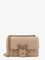 Pinko Love One Mini quilted leather shoulder bag - Beige