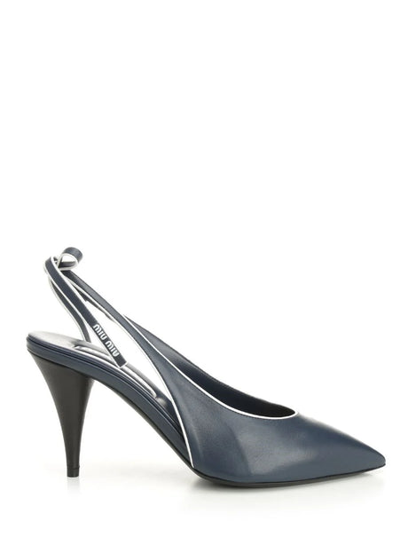Miu Miu Slingback Pumps - Green