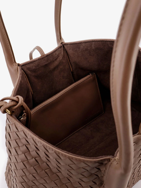 Bottega Veneta Pinacoteca leather handbag with Intrecciato motif - Pinecone