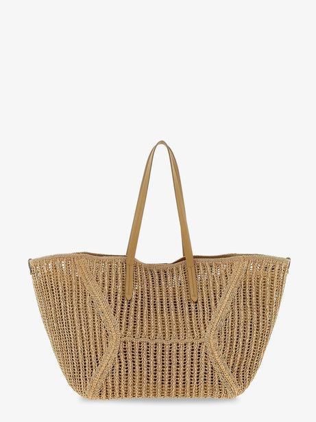 Brunello Cucinelli BC Duo raffia shoulder bag - Rope