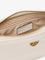 Pinko Mini Half Moon leather crossbody bag - Bianco
