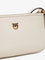 Pinko Mini Half Moon leather crossbody bag - Bianco