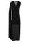 Toteme Dress With Overlapping Scarf - Black