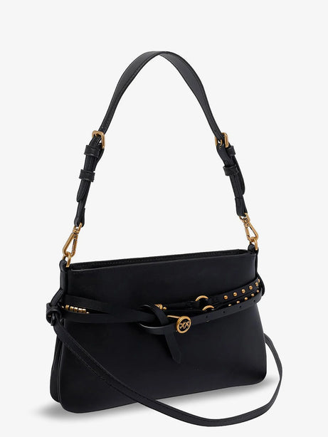 Pinko Leather Belt Bag crossbody bag - Nero