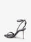 Tom Ford Laminated heeled sandals with laminated effect - Dark Silver