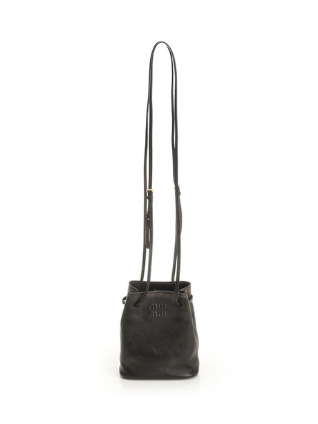 Miu Miu Pouch In Nappa - Brown