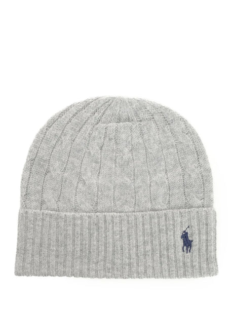 Polo Ralph Lauren Wool And Cashmere Hat - Grey