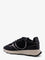 Pinko Zoe leather sneakers with mesh inserts - Nero