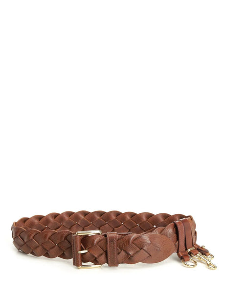 Miu Miu Leather Belt - Brown