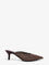 Brunello Cucinelli Leather sandals with Monili detail - Brown Rose Gold