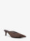 Brunello Cucinelli Leather sandals with Monili detail - Brown Rose Gold