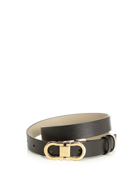 Ferragamo Reversible Gancini Belt - Brown