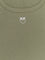 Pinko Calcolatore cotton tank top with frontal Love Birds logo - Verde
