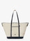 Polo Ralph Lauren Canvas travel bag with leather profiles - Ecru Navy