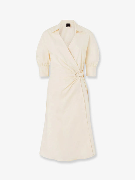 Pinko Aline strech cotton dress - Beige