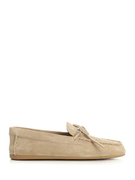 Miu Miu Suede Loafers - Beige