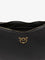 Pinko Half Moon Mini leather shoulder bag - Nero
