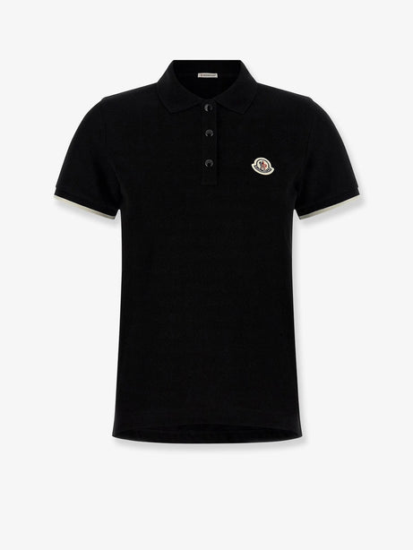 Moncler Cotton polo shirt - Nero