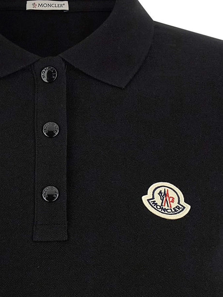 Moncler Cotton polo shirt - Nero