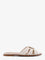 Pinko Milly low leather sandals - Bianco