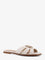 Pinko Milly low leather sandals - Bianco
