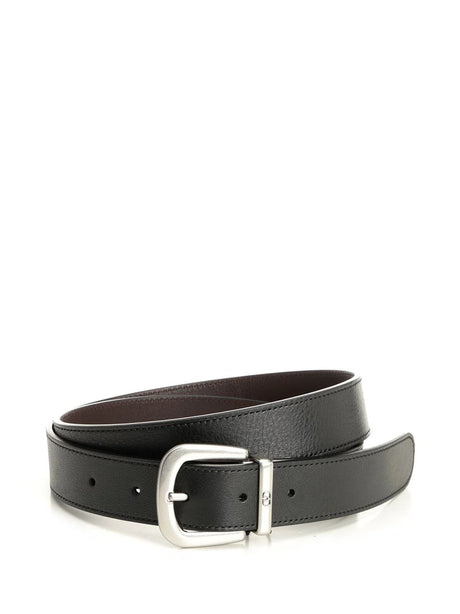 Valentino Garavani Reversible Buckle Belt - Black