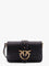 Pinko Mini Love Bag leather crossbody bag - Nero