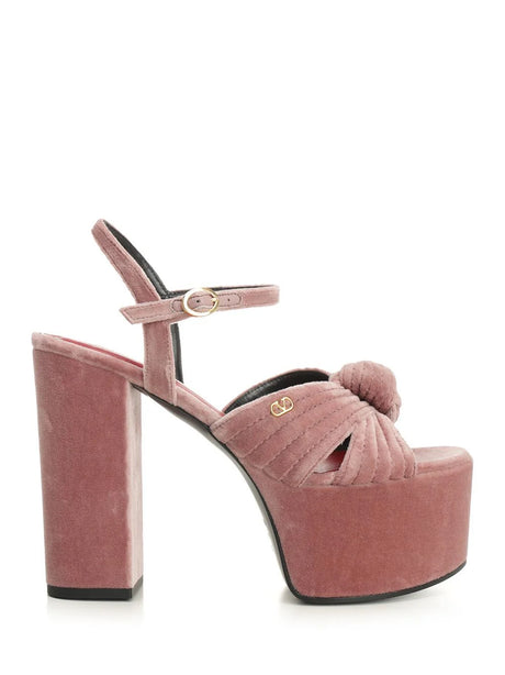 Valentino Garavani Crasher Platform Sandal - Rose
