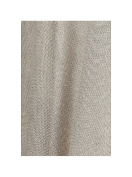 Brunello Cucinelli Open Poncho - Avena+Platino