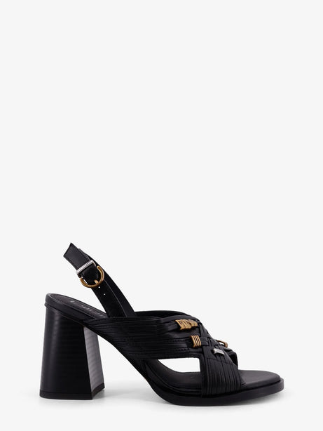 Pinko Lara leather sandals - Nero