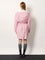 Miu Miu Striped cotton shirt dress - Rosa