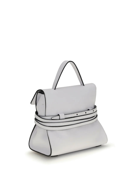 Moschino Tie Me Handbag - White