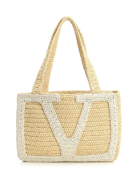 Valentino Garavani Medium Shopping Bag - Beige