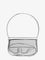 Diesel 1DR mirror leather shoulder bag - Grigio