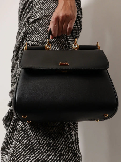 Dolce & Gabbana My Sicily leather shoulder bag - Nero