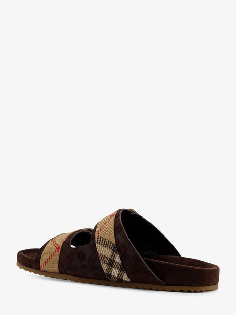 Burberry Urchin suede and synthetic fabric sandals - Snug
