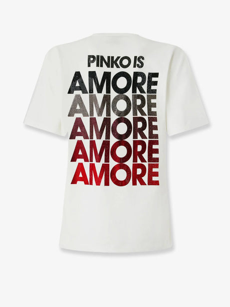 Pinko Strepitoso cotton t-shirt - Bianco