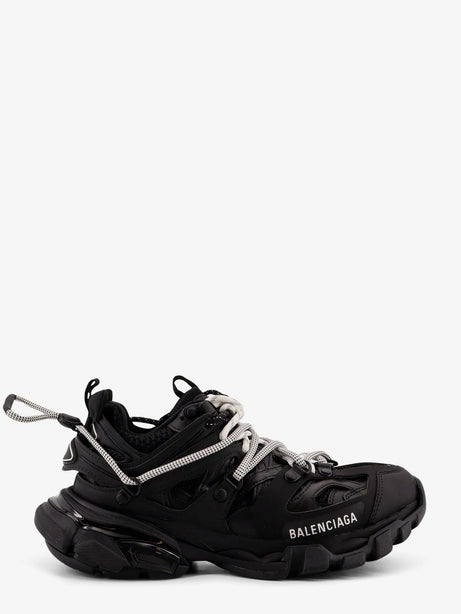 Balenciaga Track mesh sneakers with double laces - Black / White