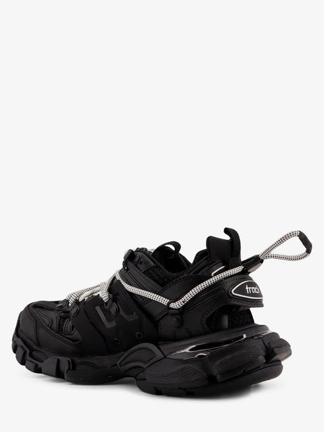 Balenciaga Track mesh sneakers with double laces - Black / White
