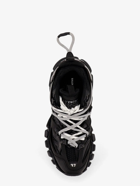 Balenciaga Track mesh sneakers with double laces - Black / White