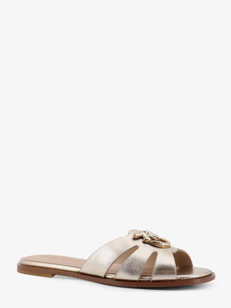 Pinko Milly leather sandals - Argento